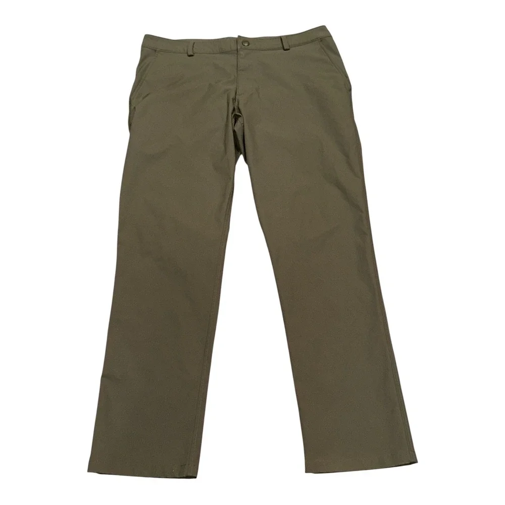 The North Face Mens 36 Regular Olive Green Hiking Outdoor Pants Khaki Trousers